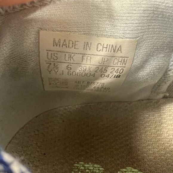 Adidas Women's Blue CrazyTrain Elite Athletic Sneaker Shoes Size 7‎ 1/2 - Picture 8 of 8